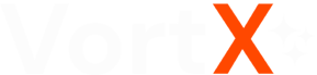 VortX 2026 logo with white